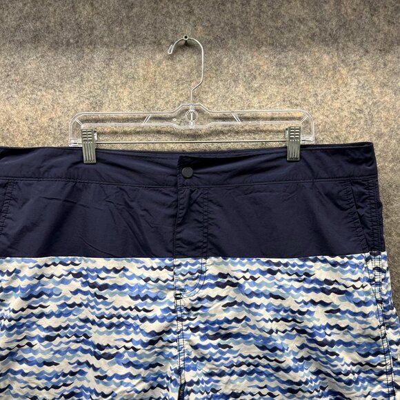 Tommy Hilfiger Shorts Men XXL Blue Navy Swimwear Polyester Button Trunks 2XL - Picture 2 of 12